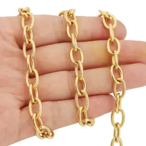 Heavy Stainless Steel Jewelry Chain in Gold Tone 15 S4170720705af4cb1a02e9d4e5ada452aP