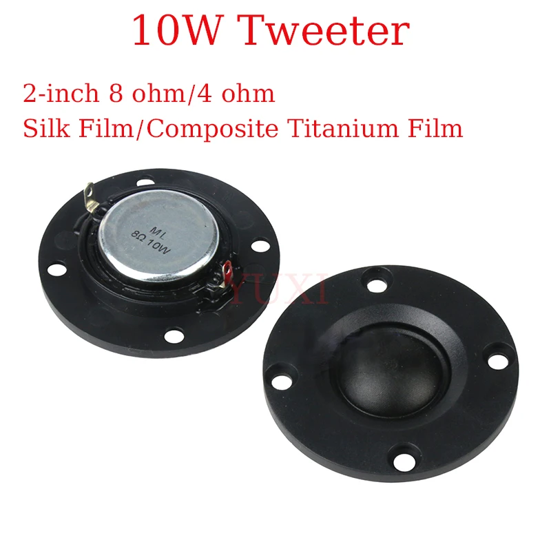 2-Inch Silk Film Tweeter Speaker for Hi-Fi Systems 2 2-Inch Silk Film Tweeter Speaker for Hi-Fi Systems - Image 2