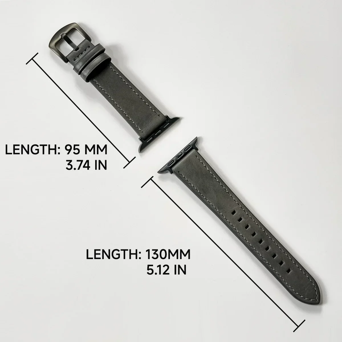 Leather Watch Band for Apple Watch Series 1-10 4 Leather Watch Band for Apple Watch Series 1-10 - Image 4
