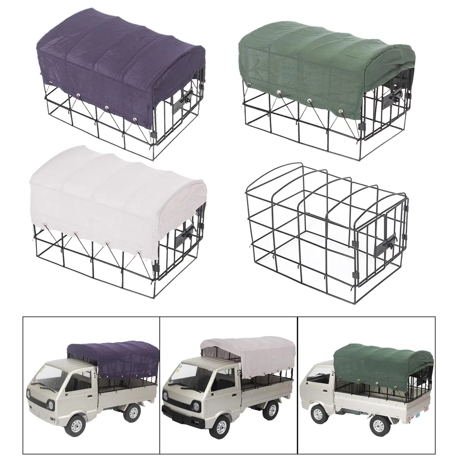 Heavy-Duty Metal Cage Frame for 1/10 WPL D12 5 Heavy-Duty Metal Cage Frame for 1/10 WPL D12 - Image 5