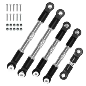Set of Five Steel RC Car Turnbuckles for Arrma Models 10 S41a08f3025ea42eca6d6a2a964444120u