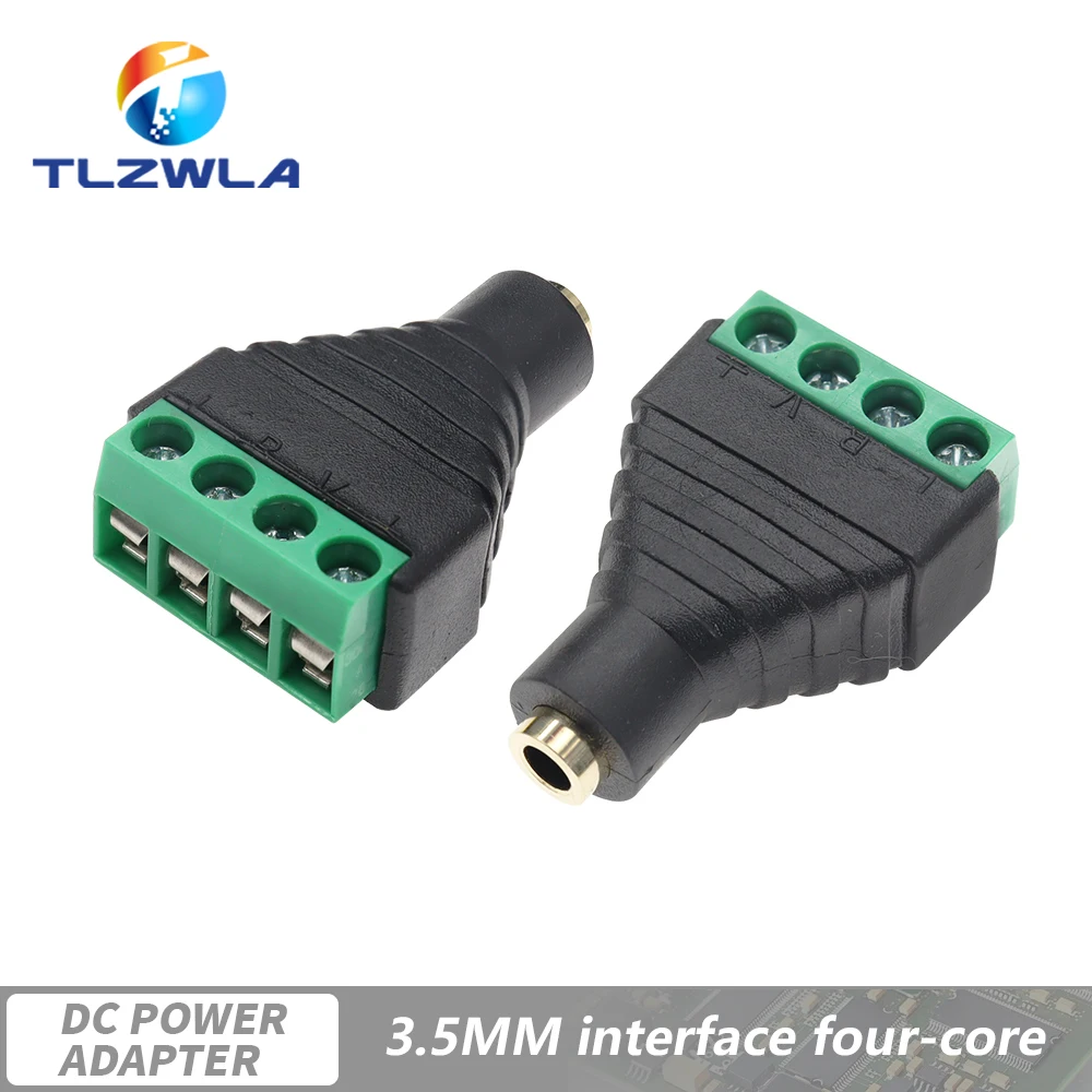 3.5mm Stereo Jack to RCA Mono Adapter with Screw Terminals 9 3.5mm Stereo Jack to RCA Mono Adapter with Screw Terminals - Image 9