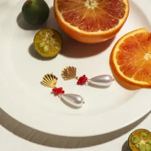 Stainless Steel Shell-Inspired Earrings 9 S41f17524265b42798f2bca40d1dd31f4B