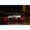 White 1:18 Scale Sports Car Display Model