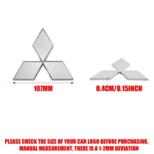 Mitsubishi Emblem Badge for Models Lancer, Outlander 19 S4210131978154ea2b0ddc74203a8dfe5X