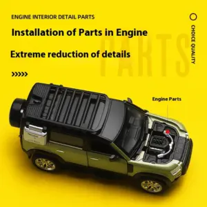 1:43 Land Rover Defender 110 Diecast Model 10 S421045439b934465943d3504906eeabdy