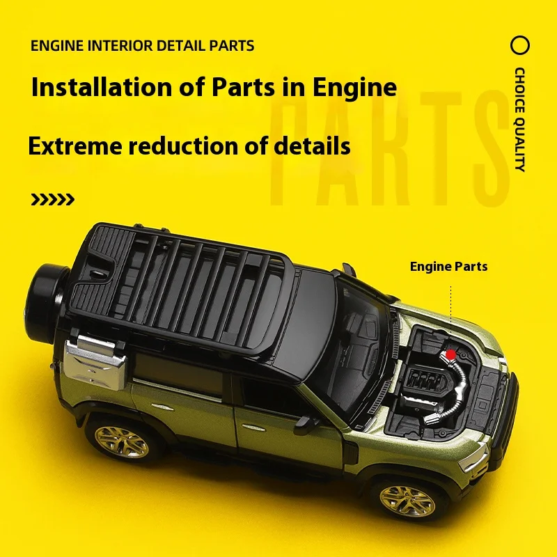 1:43 Land Rover Defender 110 Diecast Model 5 1:43 Land Rover Defender 110 Diecast Model - Image 5