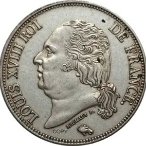 Louis XVIII Silver Replica Coins Set 11 S422f7b61b20445ed8b344bf5e79f4edej