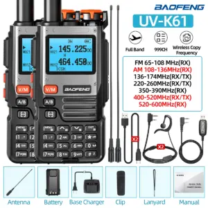 Baofeng UV-K61 7-Band Walkie Talkie 5-10KM Range 16 S4235f0e450164c10960ab4ff1103da0ak