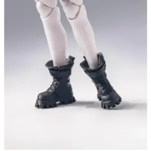 Black Combat Boots for 1/12 Scale Dolls 14 S424885492735489dbbf020ff2c973760M