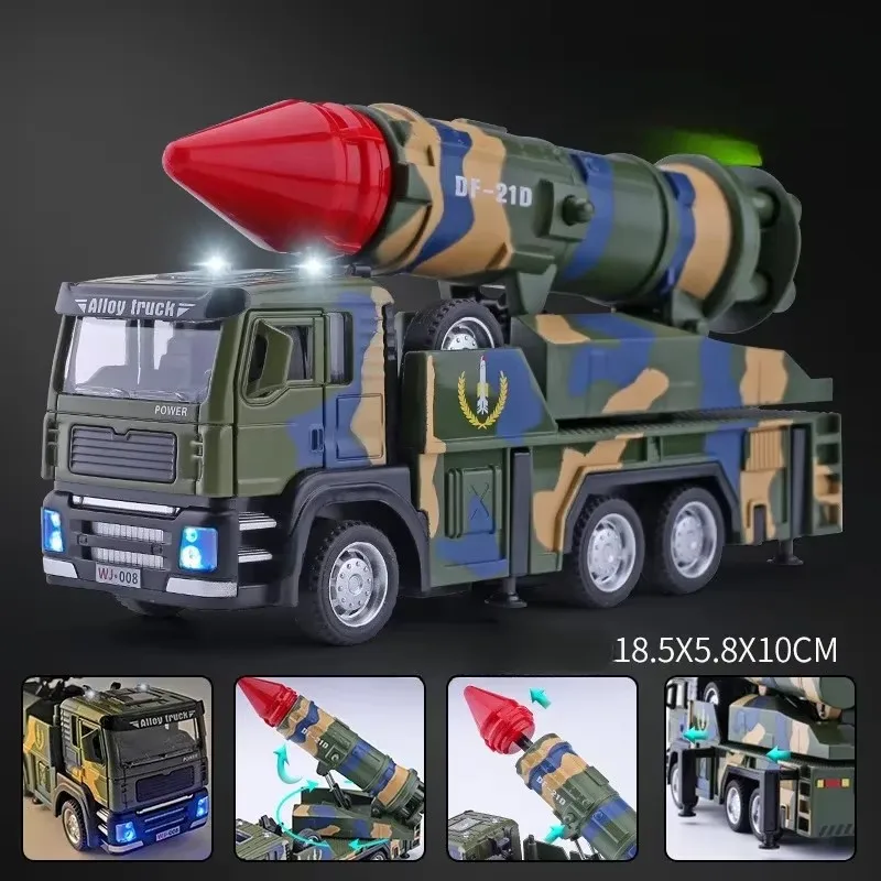 Military 1:32 Scale Rocket Launcher Car Model 8 Military 1:32 Scale Rocket Launcher Car Model - Image 8