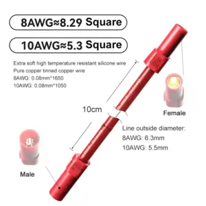 High-Current XT150 Connecting Cable 8/10AWG 12 S425528b4d45541069da675c3844e23882