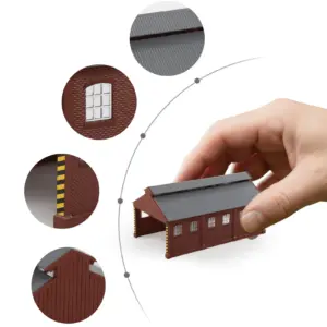 Evemodel N Scale Maintenance Building JZN5531P 10 S4258cb827dc34a6ebf0b3d2a5eba00aeD