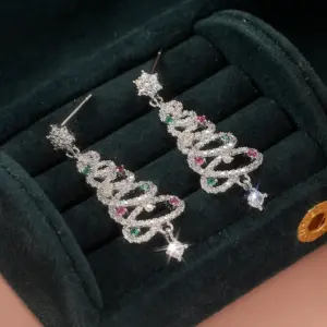 Sparkling Geometric Christmas Tree Earrings 9 S4265b584312a43f98d7e6a438338a14e8