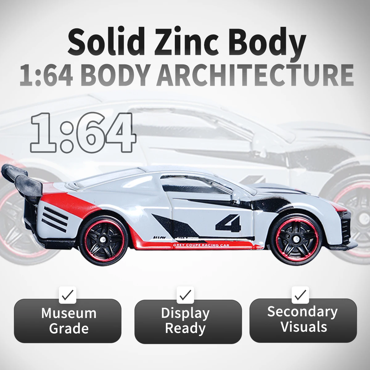 1:64 Scale Die-Cast Race Car Model 5 1:64 Scale Die-Cast Race Car Model - Image 5