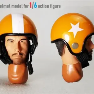 Vibrant Mini Motorcycle Helmet for 1/6 Action Figures 12 S4280d83812cb41e7ab3ac831074ed541n