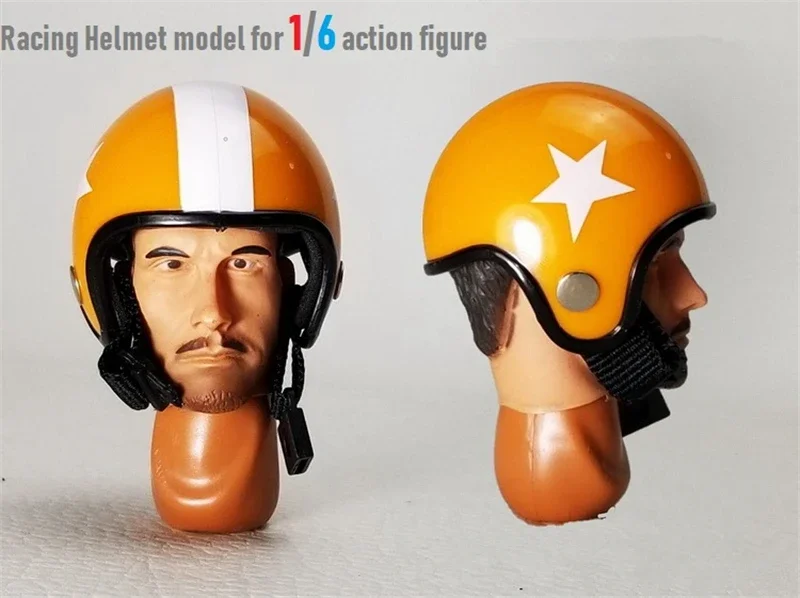 Vibrant Mini Motorcycle Helmet for 1/6 Action Figures 3 Vibrant Mini Motorcycle Helmet for 1/6 Action Figures - Image 3