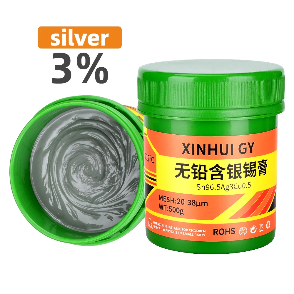 XH-217-PZ500G Lead-Free Solder Paste 500g 3 XH-217-PZ500G Lead-Free Solder Paste 500g - Image 3