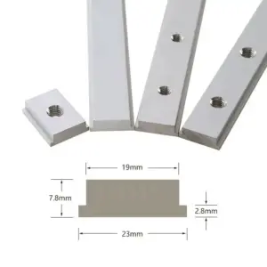 Aluminum T-Track Slider for Woodworking Projects 13 S428aa9f2514b412d8646ce129645469fv