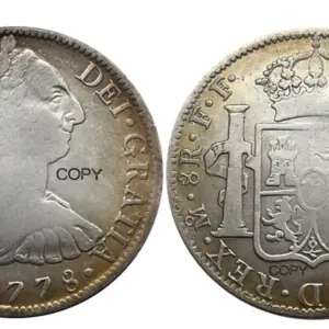 1778 Carlos III Vintage Coin Replica 17 S428dd759fa9d4fb397e1d71a65036fb1n