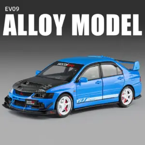 1:24 Mitsubishi Lancer Evolution EV09 Diecast Model 17 S42907a324eeb4b7c9ae2ba0824bed2edx