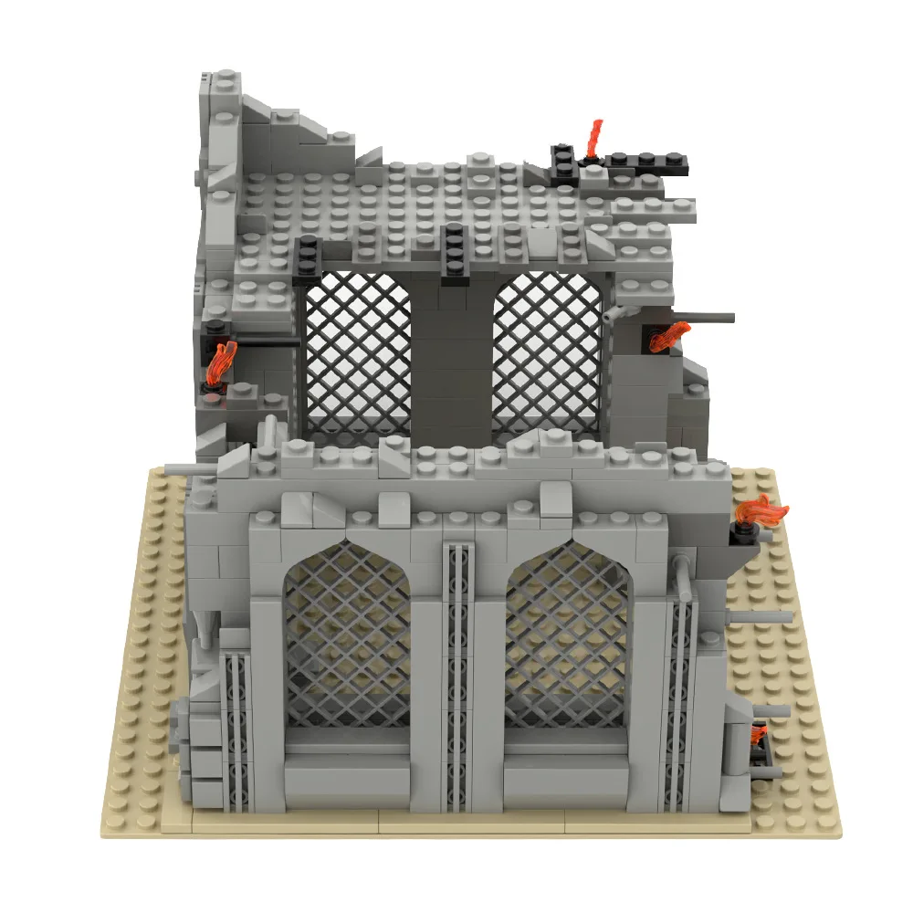 WW2 Battlefield Ruins Model Kit with 682 Pieces 4 WW2 Battlefield Ruins Model Kit with 682 Pieces - Image 4