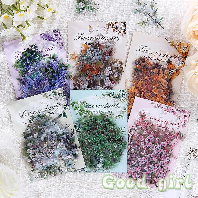 Vintage Plant Stickers Set for Crafts 2 Vintage Plant Stickers Set for Crafts - Image 2