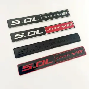 5.0 COYOTE V8 Alloy Badge for Ford Vehicles 13 S429cb05e80ec48d398a5c1e9c70529f67