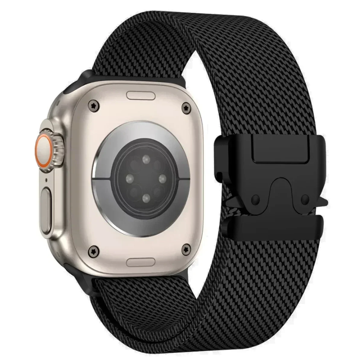 Silver Milanese Loop Strap for Apple Watch Series 7 Silver Milanese Loop Strap for Apple Watch Series - Image 7