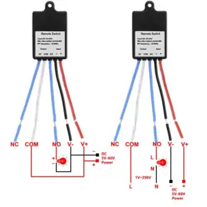 Wireless Remote Control Switch Relay 5-60V 20A 433MHz 10 S42b3101a1c414042832c172ba30e1a55z