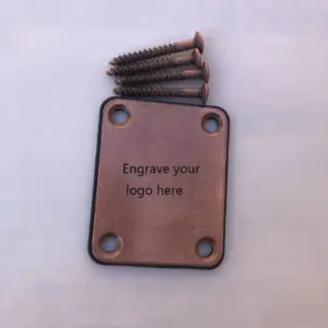 Vintage-Style Red Copper Guitar Neck Plate 5 S42f0054ba4bb4b86912e3e3d7abf5a9dK