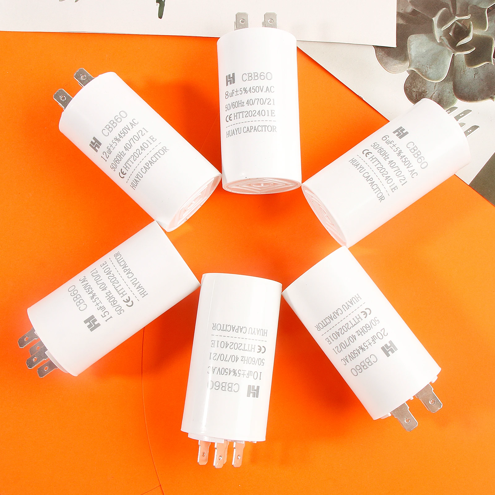 CBB60 450VAC Power Capacitor for Motors 4 CBB60 450VAC Power Capacitor for Motors - Image 4