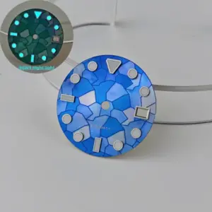 28.5mm Mosaic Watch Dial for NH35/NH36 Movements 17 S4334ddc75e7f4000954be268e5d6f94fY