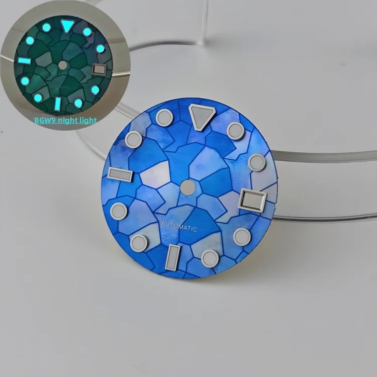 28.5mm Mosaic Watch Dial for NH35/NH36 Movements 8 28.5mm Mosaic Watch Dial for NH35/NH36 Movements - Image 8