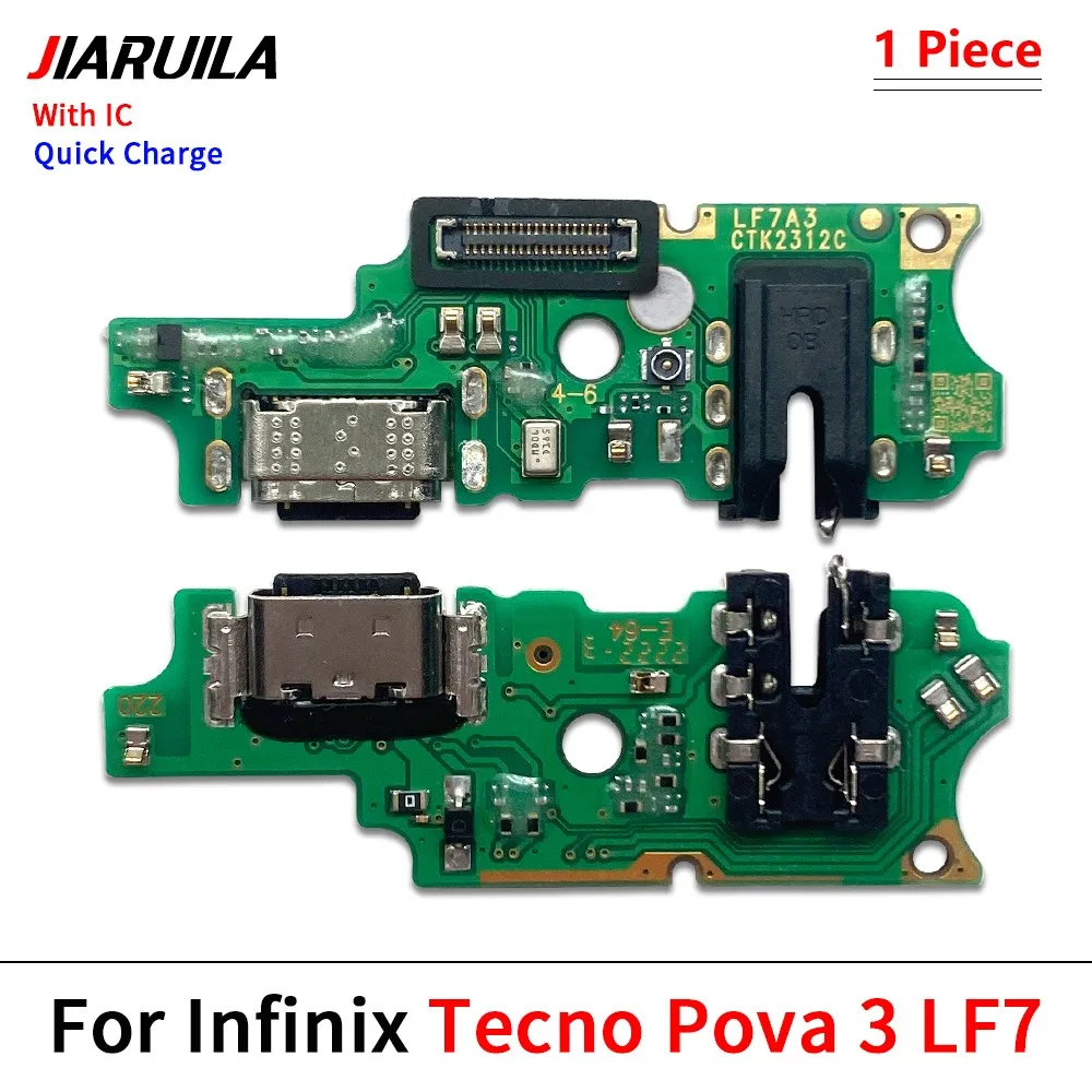 Set of 10 USB Charge Port Connectors for Tecno Pova 5 Set of 10 USB Charge Port Connectors for Tecno Pova - Image 5