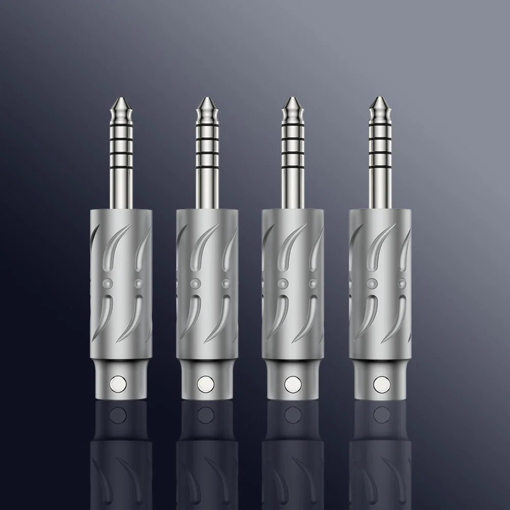 Premium 4.4mm Balanced Headphone Adapter in Brass 2 Premium 4.4mm Balanced Headphone Adapter in Brass - Image 2