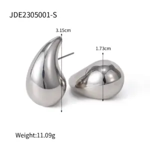 Stainless Steel Teardrop Earrings in Multiple Colors 16 S4360fb4ab15d4f19a5c3235a118008e5y