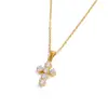 Stainless Steel Gold Cross Necklace JDN0307035