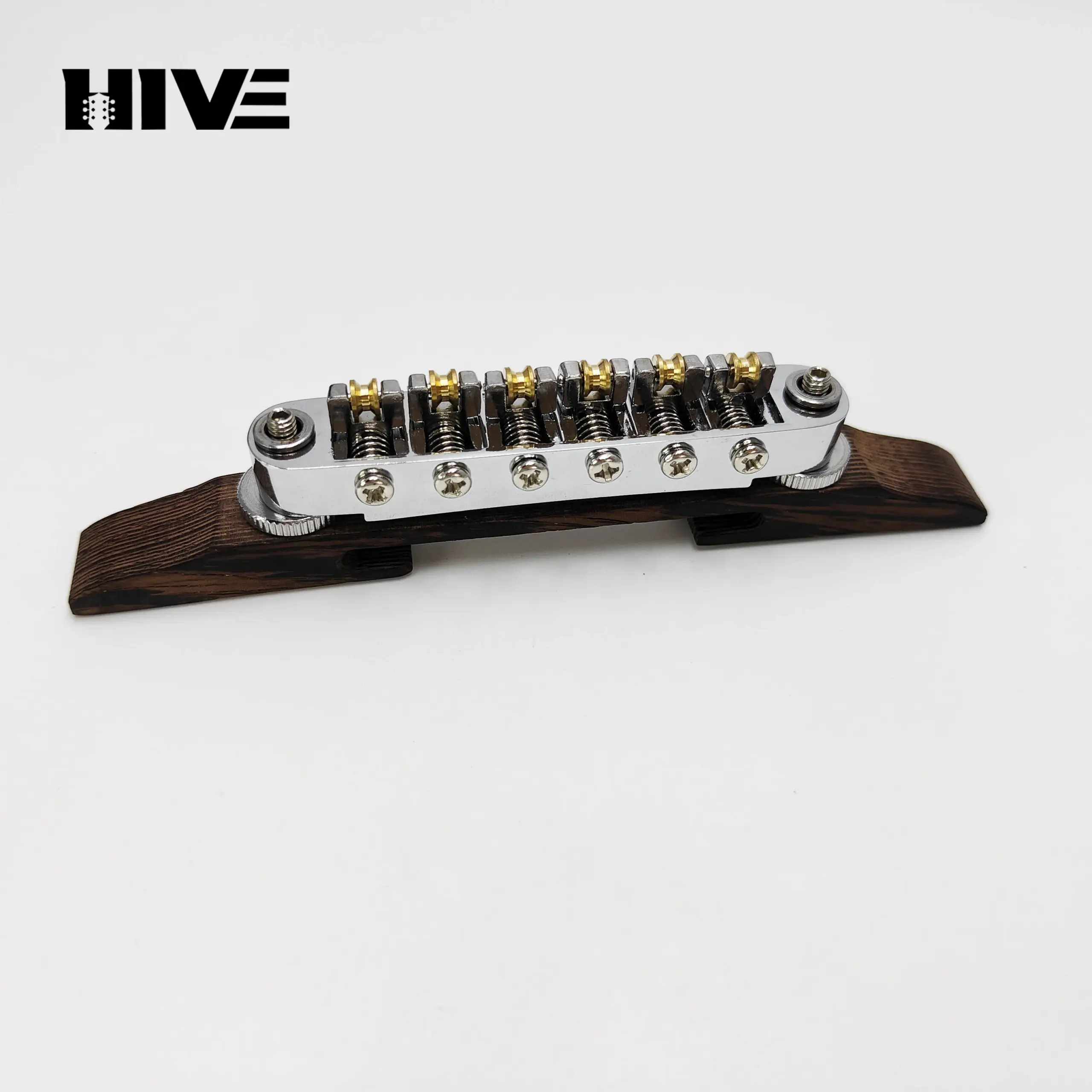 Adjustable Guitar Bridge with Wood Base 8 Adjustable Guitar Bridge with Wood Base - Image 8