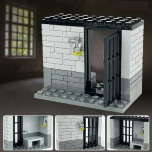 Realistic Prison Building Block Set
