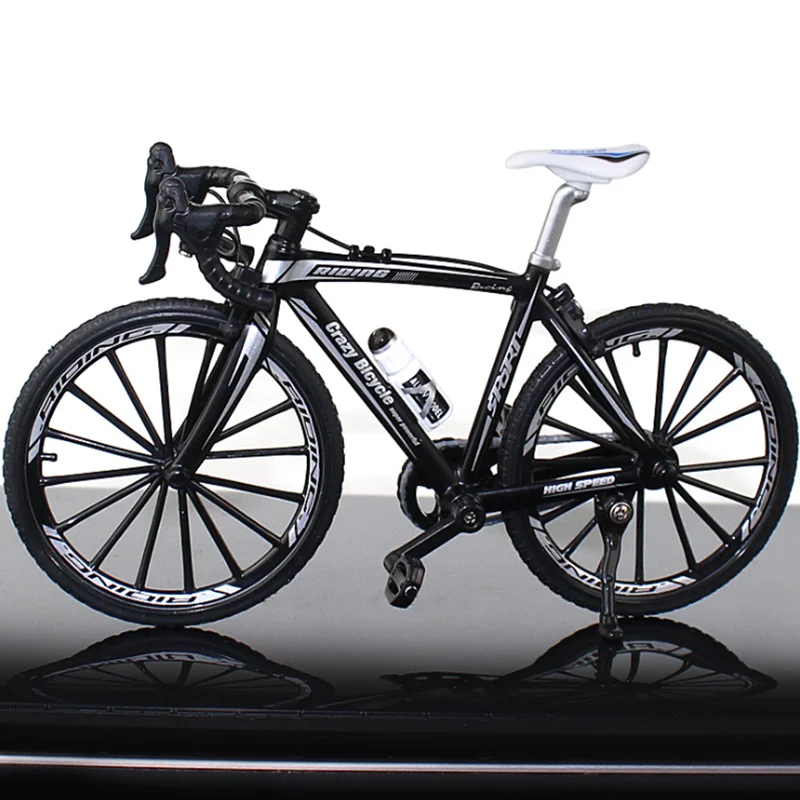 Vibrant Yellow Alloy Mountain Bike Model Toy 8 Vibrant Yellow Alloy Mountain Bike Model Toy - Image 8