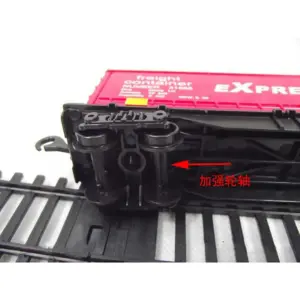 Red Freight Carriage Model for Trains 5 S437768310e04426fb00503b2cb4a03b8Y