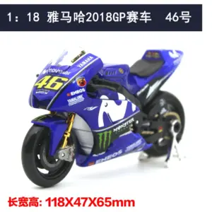 Yamaha 2022 Motorcycle Diecast Model 1:18 Scale 16 S438a68b84a3f45b4b3868b51dfd66124P