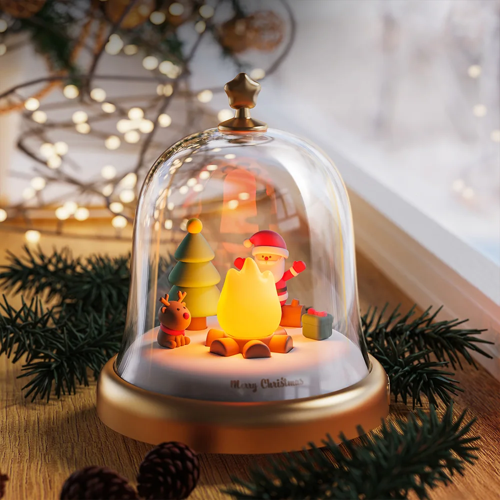 Vintage Christmas Night Light and Bluetooth Speaker 3 Vintage Christmas Night Light and Bluetooth Speaker - Image 3