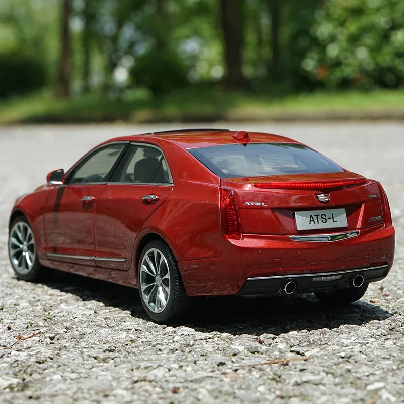 Vibrant Red 1:18 Cadillac ATS-L Diecast Model 4 Vibrant Red 1:18 Cadillac ATS-L Diecast Model - Image 4