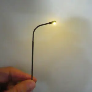 HO Scale Miniature Street Lamps Set of 3 12 S43a863bd954c4b0ebc8b4073b83fc6f8i