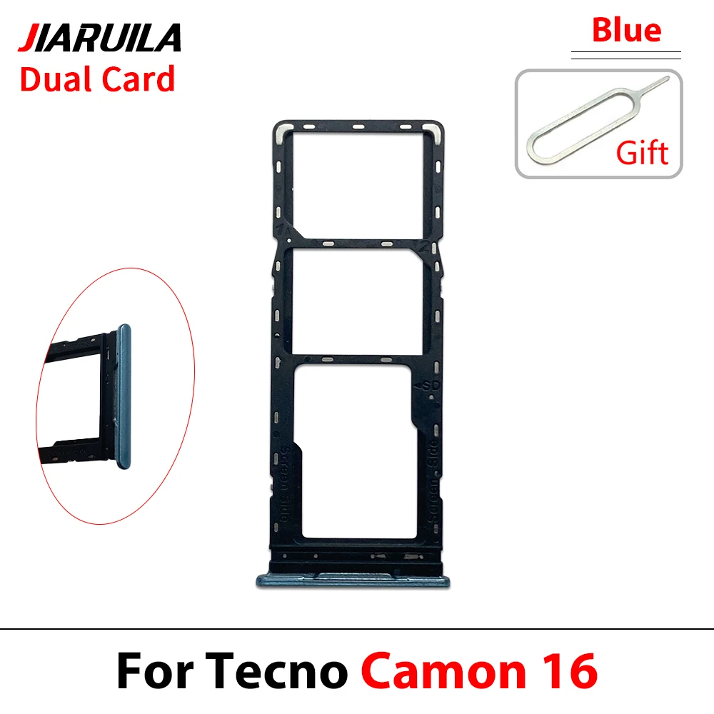 Dual SIM & SD Card Tray Adapter for Tecno Camon Series 7 Dual SIM & SD Card Tray Adapter for Tecno Camon Series - Image 7