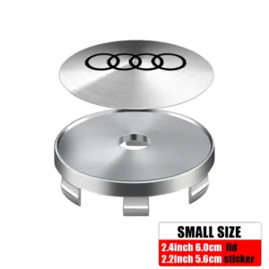 Aluminum Wheel Center Caps Set for Vehicles 18 S43deaa9c459644aeb352ff66e3188277Y