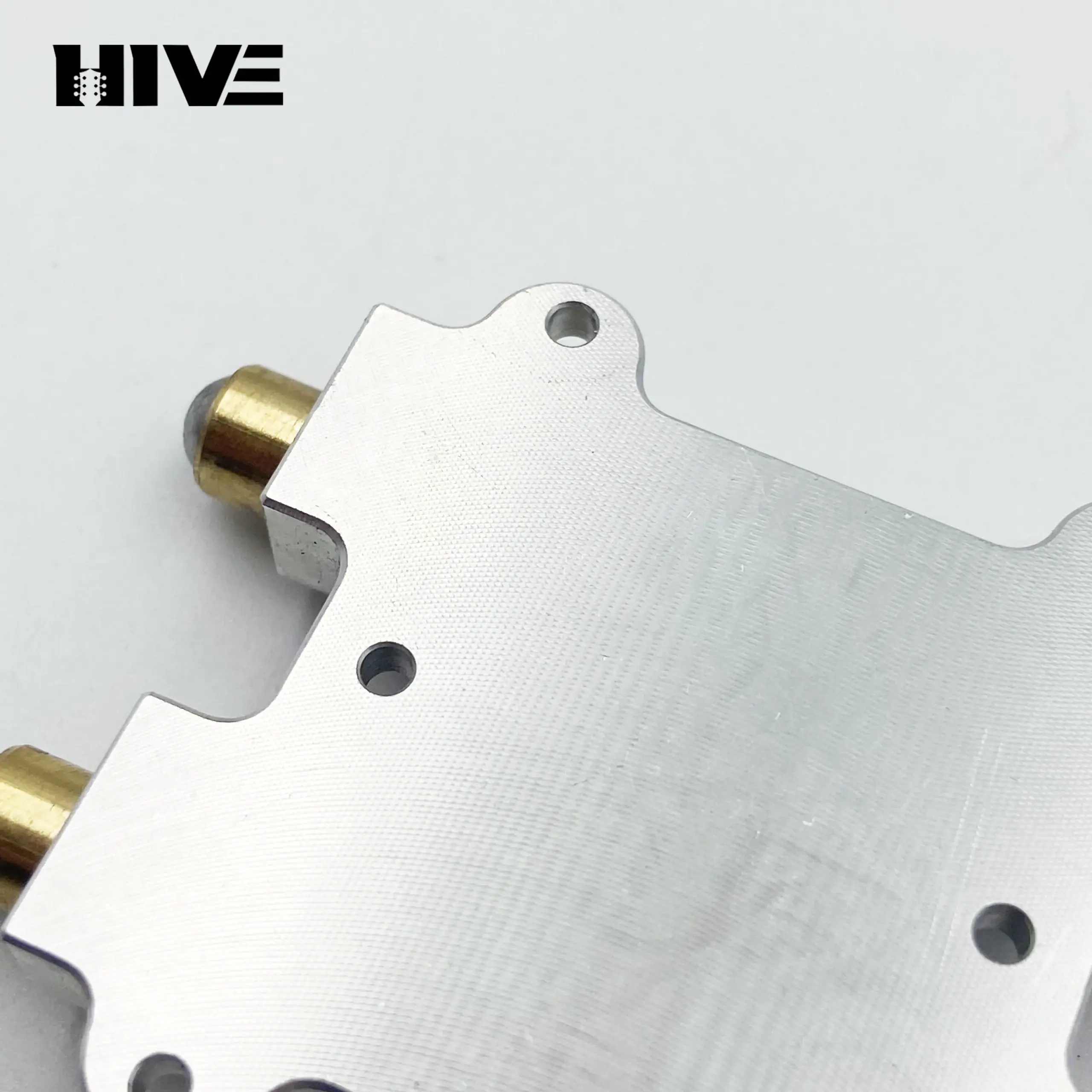 Silver Double-Pickup Electric Guitar Vibrato Bridge 4 Silver Double-Pickup Electric Guitar Vibrato Bridge - Image 4