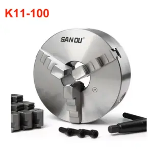 K11-100 3-Jaw Lathe Chuck, 100mm Diameter 15 S4414645d4fac4bb6b0f2f57b8c8482ccG